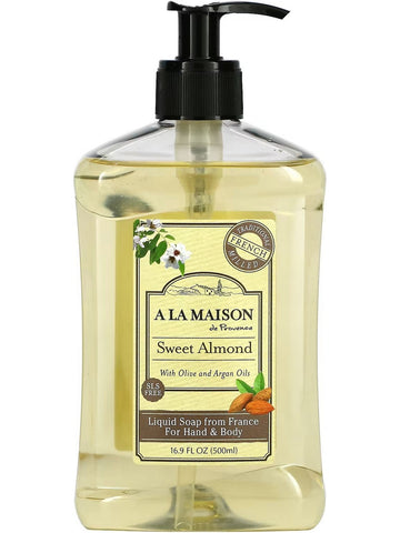 A La Maison de Provence, Sweet Almond Liquid Soap, 16.9 fl oz