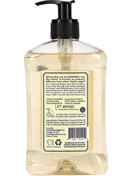 A La Maison de Provence, Rose Lilac Liquid Soap, 16.9 fl oz