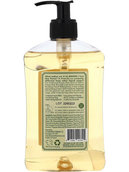 A La Maison de Provence, Provence Lemon Liquid Soap, 16.9 fl oz