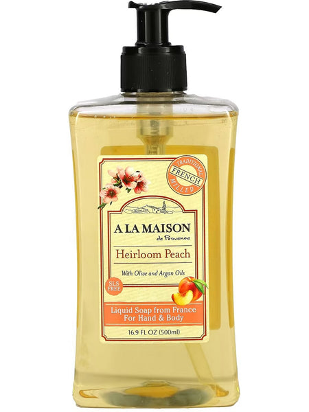 A La Maison de Provence, Heirloom Peach Liquid Soap, 16.9 fl oz
