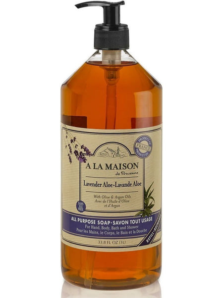 A La Maison de Provence, Lavender Aloe All Purpose Soap, 33.8 fl oz