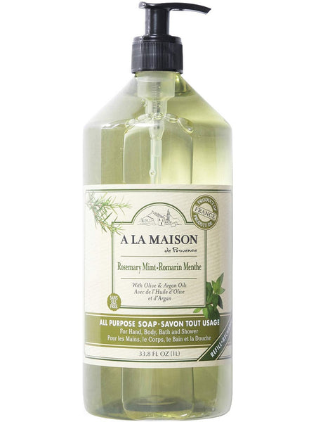 A La Maison de Provence, Rosemary Mint All Purpose Soap, 33.8 fl oz