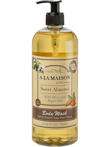 A La Maison de Provence, Sweet Almond Body Wash, 25.36 fl oz