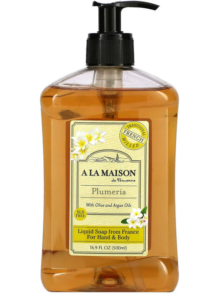 A La Maison de Provence, Plumeria Liquid Soap, 16.9 fl oz