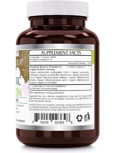 Amazing Flora, Probiotic 25 Billion, 10 Probiotic Strains, 60 Veggie Capsules