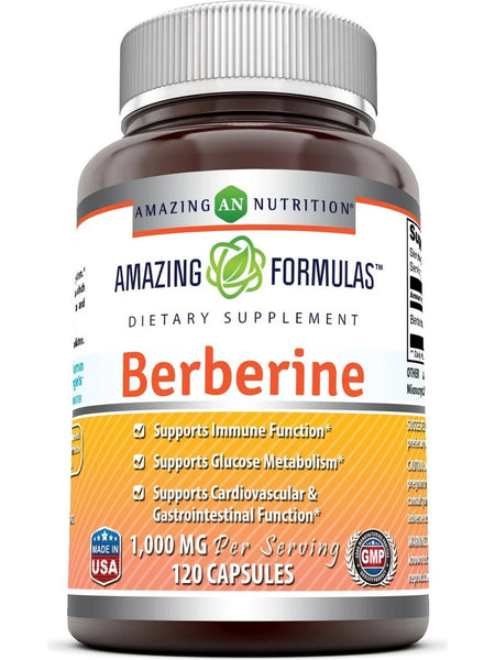 Amazing Formulas, Berberine, 1000 mg, 120 Capsules