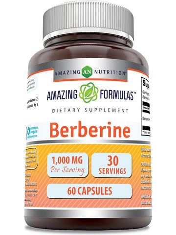 Amazing Formulas, Berberine, 1000 mg, 60 Capsules