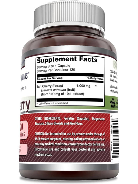 Amazing Formulas, Tart Cherry, 1000 mg, 120 Capsules