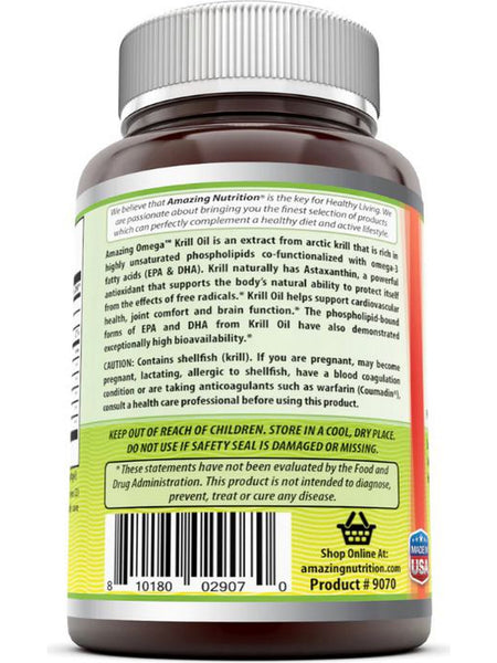 Amazing Omega, Krill Oil, 1000 mg, 120 Softgels