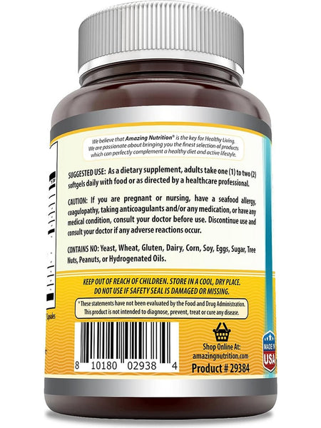 Amazing Omega, Norwegian Cod Liver Oil, 1250 mg, Fresh Orange Flavor, 120 Softgels