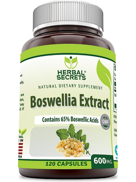 Herbal Secrets, Boswellia Extract, 600 mg, 120 Capsules