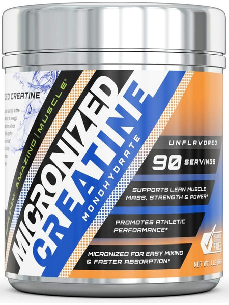 Amazing Muscle, Micronized Creatine Monohydrate, Unflavored, 1 lb