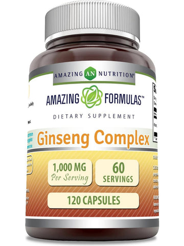 Amazing Formulas, Ginseng Complex, 1000 mg, 120 Capsules