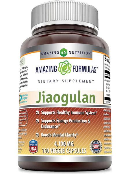 Amazing Formulas, Jiaogulan, 4100 mg, 100 Veggie Capsules