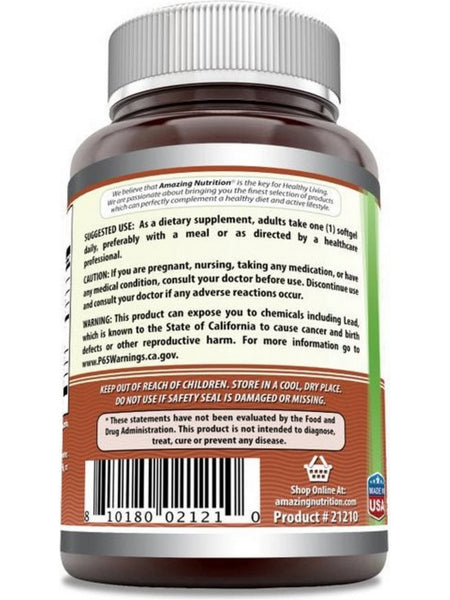 Amazing Omega, Flaxseed Oil, 1200 mg, 250 softgels