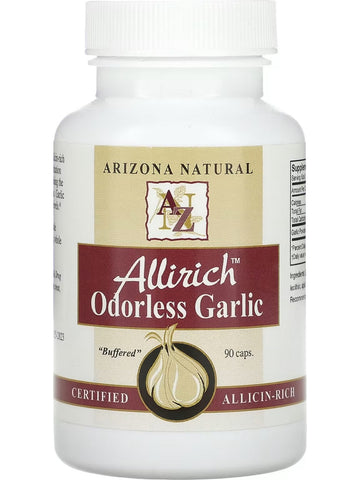 Arizona Natural, Allirich Odorless Garlic, 90 Caps