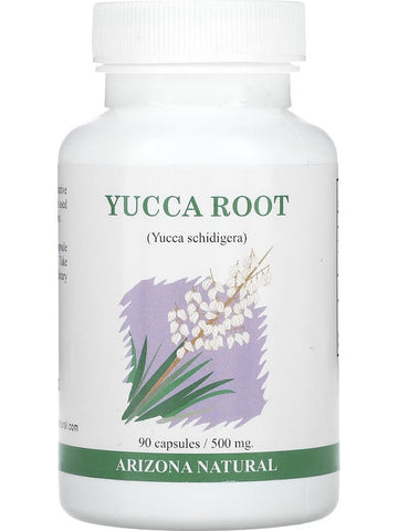 Arizona Natural, Yuca Root (Yucca schidigera), 500 mg, 90 Capsules