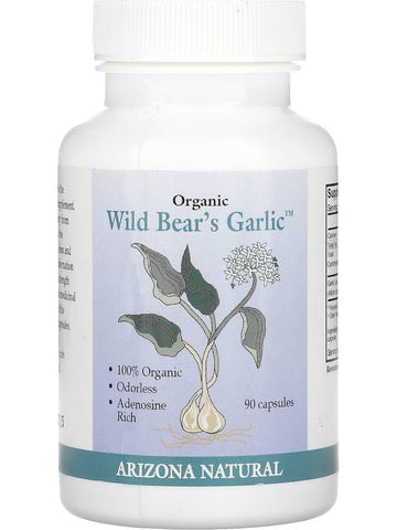 Arizona Natural, Organic Wild Bear's Garlic, 90 Capsules