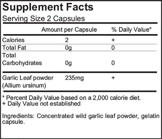 Arizona Natural, Organic Wild Bear's Garlic, 90 Capsules