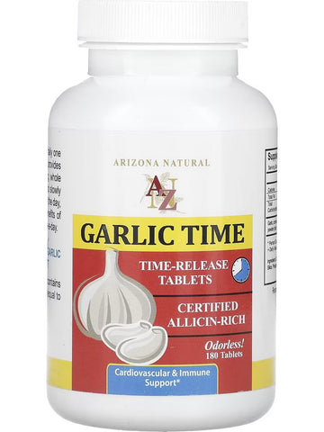 Arizona Natural, Garlic Time, 180 Tablets