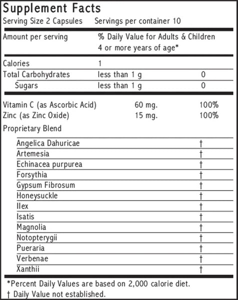 Arizona Natural, Cold and Flu Formula, 60 Capsules