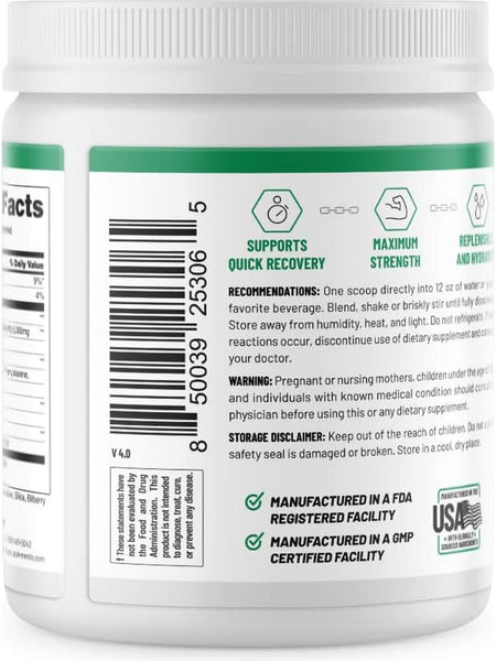 Snap Supplements, BCAAs, Pomegranate Watermelon, 9.1 oz