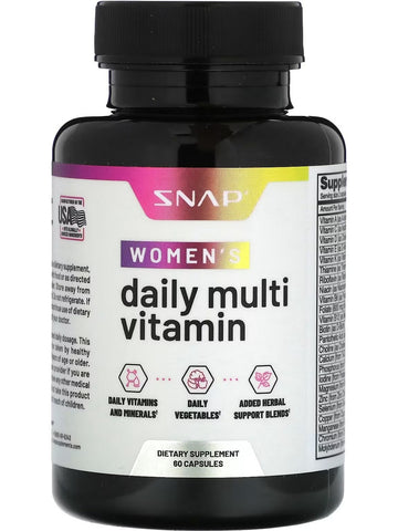 Snap Supplements, Women's Daily Multi Vitamin, 60 Capsules