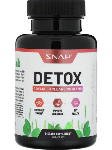 Snap Supplements, Detox Advanced Cleansing Blend, 60 Capsules