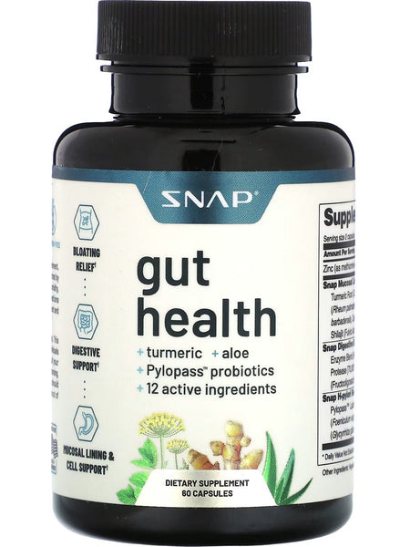 Snap Supplements, Gut Health, 60 Capsules