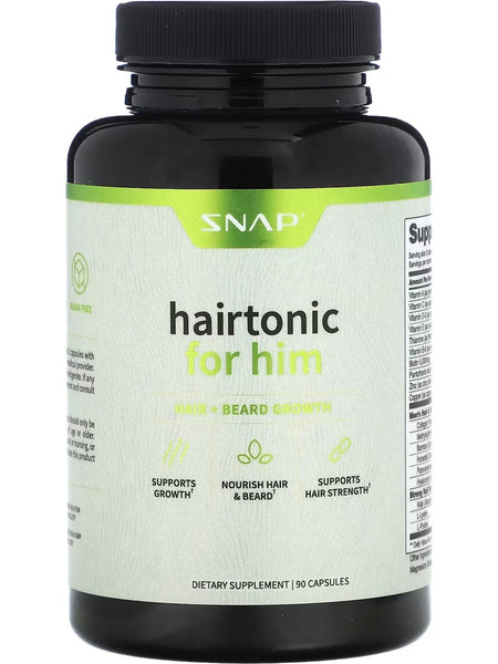 Snap Supplements, Hairtonic for him, 90 Capsules