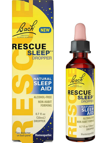 Bach Original Flower Essences, Rescue Sleep Dropper, 0.7 fl oz