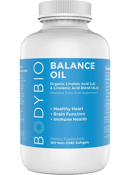 BodyBio, Balance Oil, 180 Non-GMO Softgels