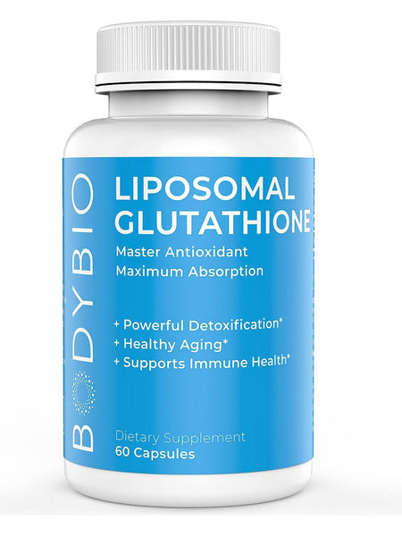 BodyBio, Liposomal Glutathione, 60 Capsules