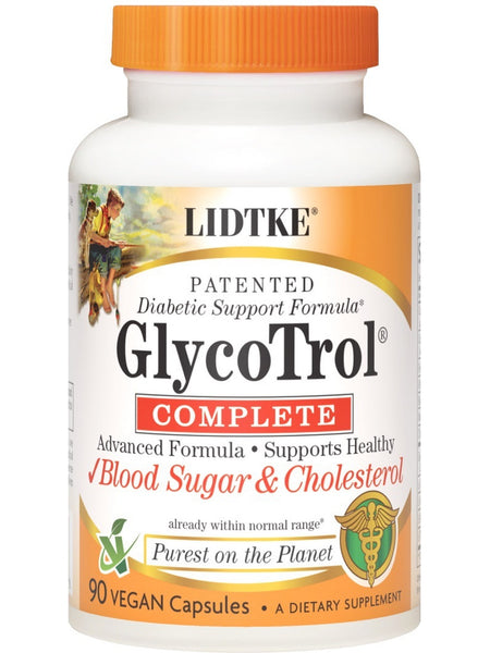 Lidtke, GlycoTrol Complete, 90 Vegan Capsules