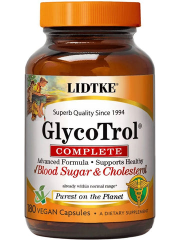 Lidtke, GlycoTrol Complete, 180 Vegan Capsules