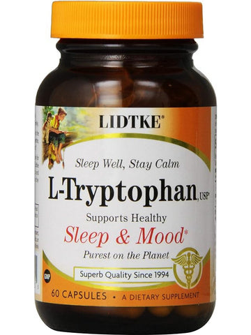 Lidtke, L-Tryptophan, 60 Capsules