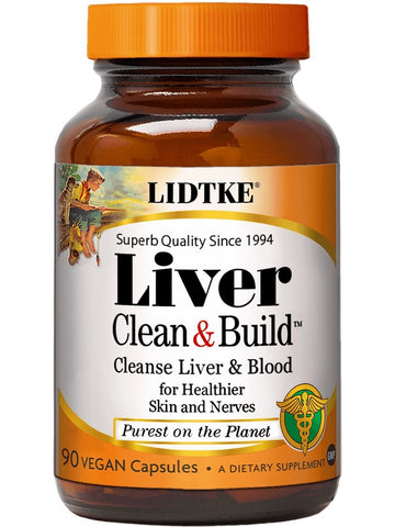 Lidtke, Liver Clean and Build, 90 Vegan Capsules