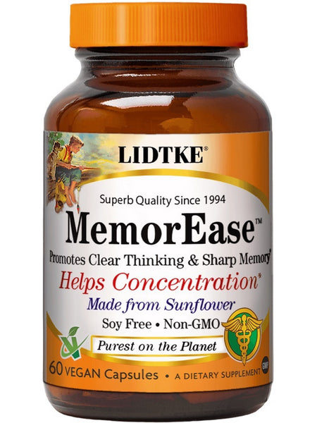 Lidtke, MemorEase, 60 Vegan Capsules