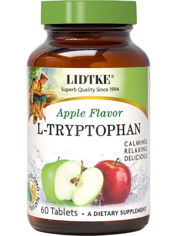 Lidtke, L-Tryptophan, Apple, 60 Tablets