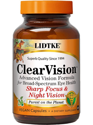 Lidtke, Clear Vision, 120 Vegan Capsules