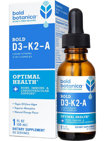 Bold Botanica, Bold D3-K2-A, 1 fl oz