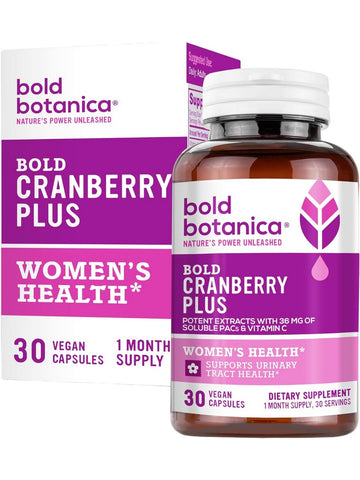 Bold Botanica, Bold Cranberry Plus, 30 Vegan Capsules