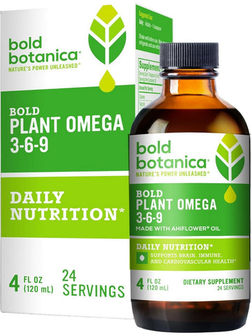 Bold Botanica, Bold Plant Omega 3-6-9, 4 fl oz