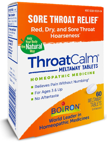 Boiron, Throatcalm, 60 tablets