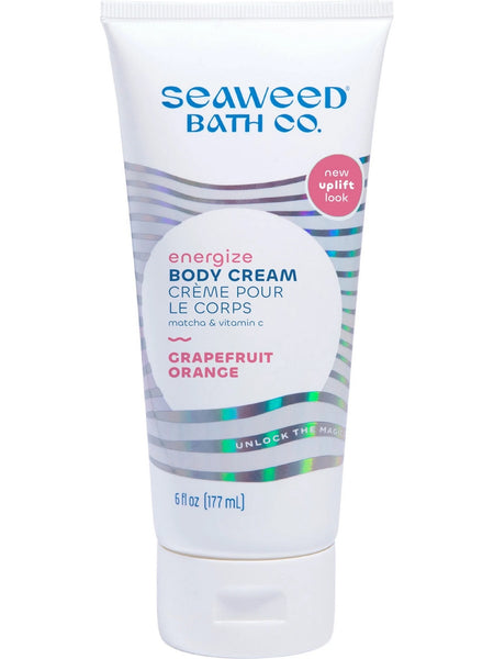 Seaweed Bath Co., Energize Body Cream, Grapefruit Orange, 6 fl oz