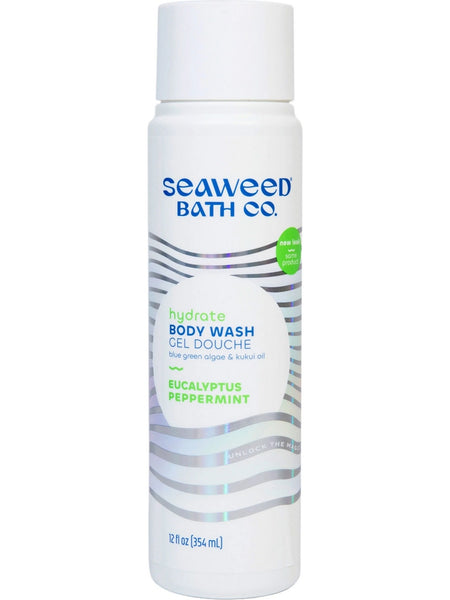 Seaweed Bath Co., Hydrate Body Wash, Eucalyptus Peppermint, 12 fl oz