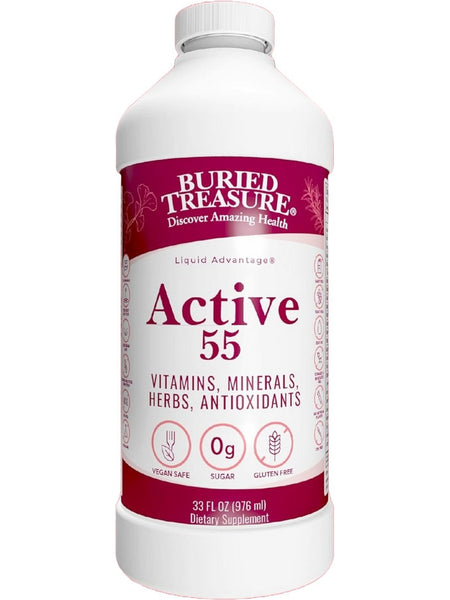 Buried Treasure, Active 55, 33 fl oz