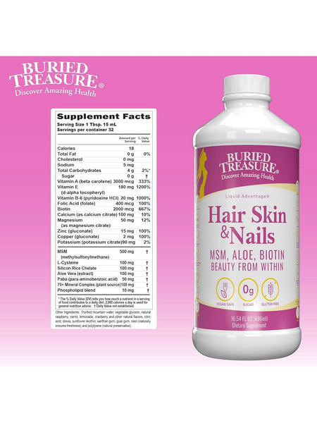Buried Treasure, Hair Skin & Nails Complete, 16.54 fl oz