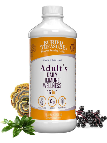 Buried Treasure, Adult's Daily Immune Wellness, 16.54 fl oz