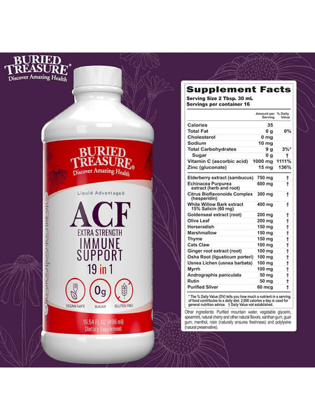 Buried Treasure, ACF Extra Strength, 17 fl oz